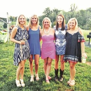 Blue and White by Together Dress